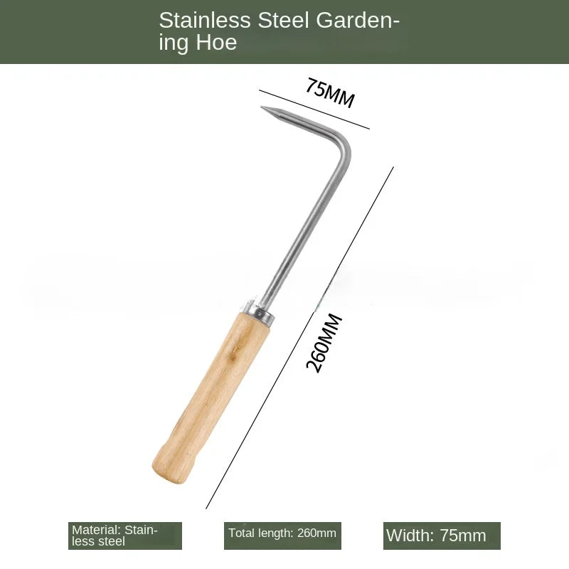 Weeding Hook Weed Puller Weeding Artifact Uprooting for Backyard Farm Weeding and Loosening Soil Puller Lightweight Hand Tool