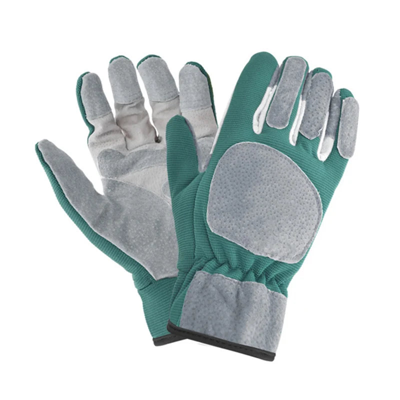 1 Pair Gardening Gloves Rose Pruning Thorn Proof Gloves With Long Forearm Protection Gauntlets For Digging Planting Garden Tools