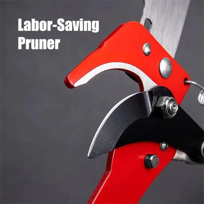 Extendable Tree Pruner Saw 2 in 1 Outdoor High Branch Scissors Pruning Shears Garden Tools Tree Trimmer Pruning