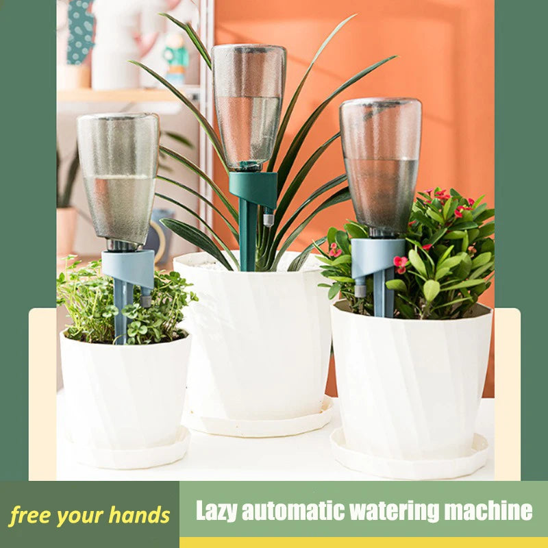 Automatic Drip Irrigation Watering Spikes for Indoor Plants Self Watering System Home Garden Lazy Care Tool