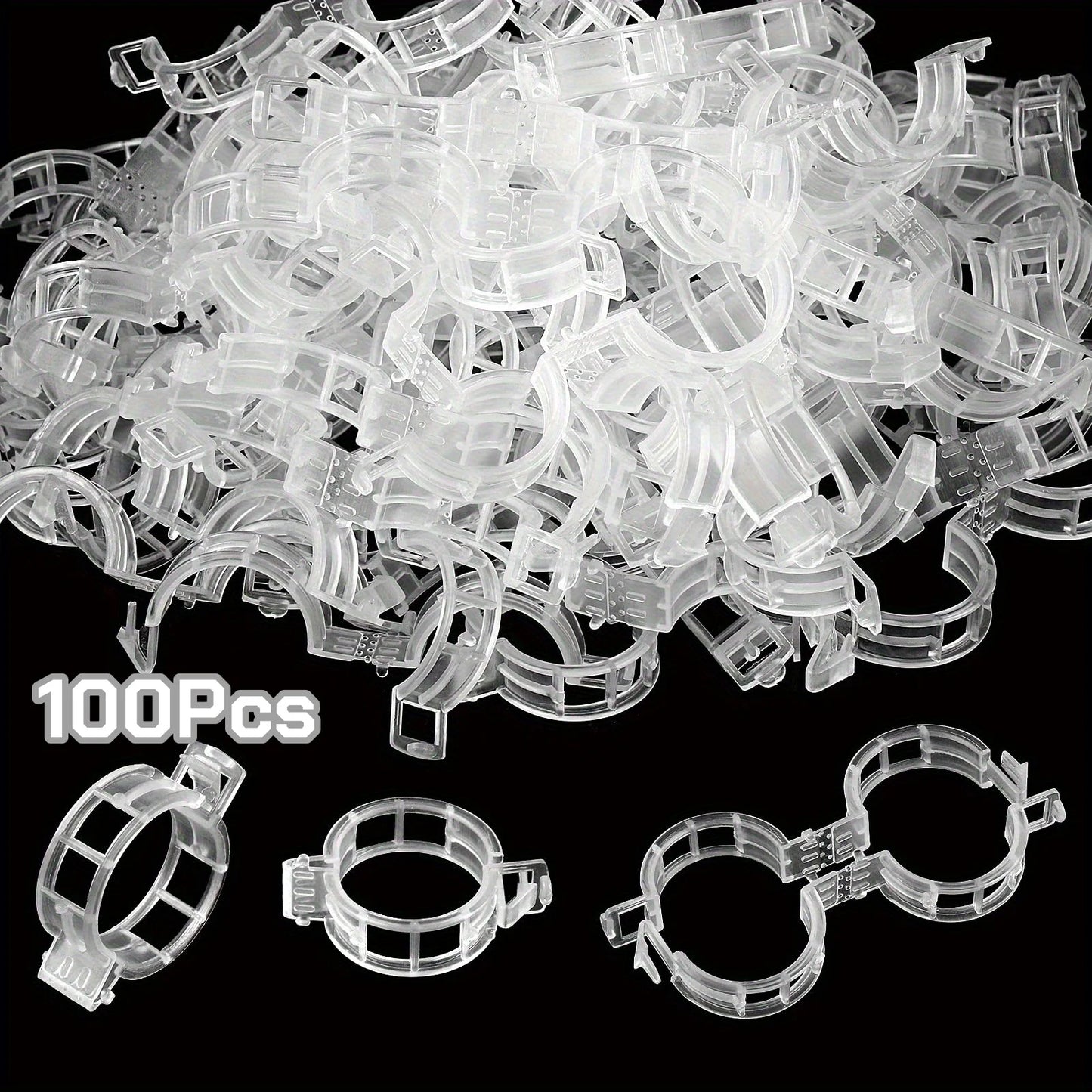 Plastic Plant Support Clips,Plastic Clips for Securing Plants,Tomato Vine Clips,Plant Fixing Clips,Garden Clips for Climbing
