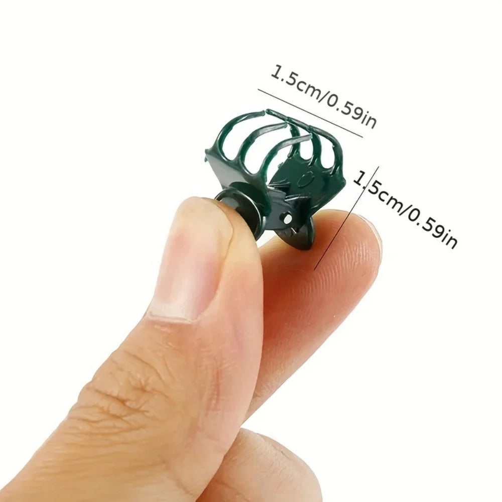 100 Plastic Plant Support Clips for Garden Plants, Vine Vegetable Orchid Branch Clamps, Garden Tools, Garden Plant Vegetable Greenhouse Fixing Clips