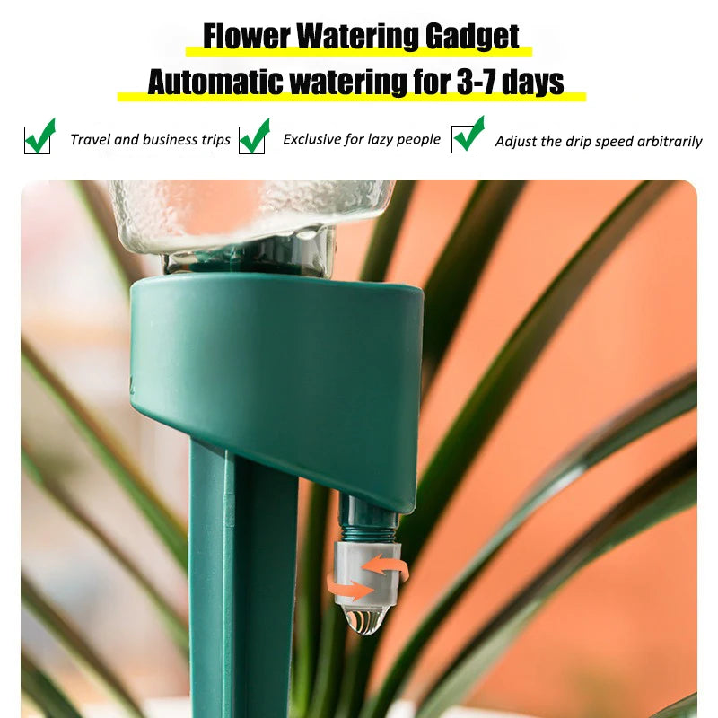 Automatic Drip Irrigation Watering Spikes for Indoor Plants Self Watering System Home Garden Lazy Care Tool