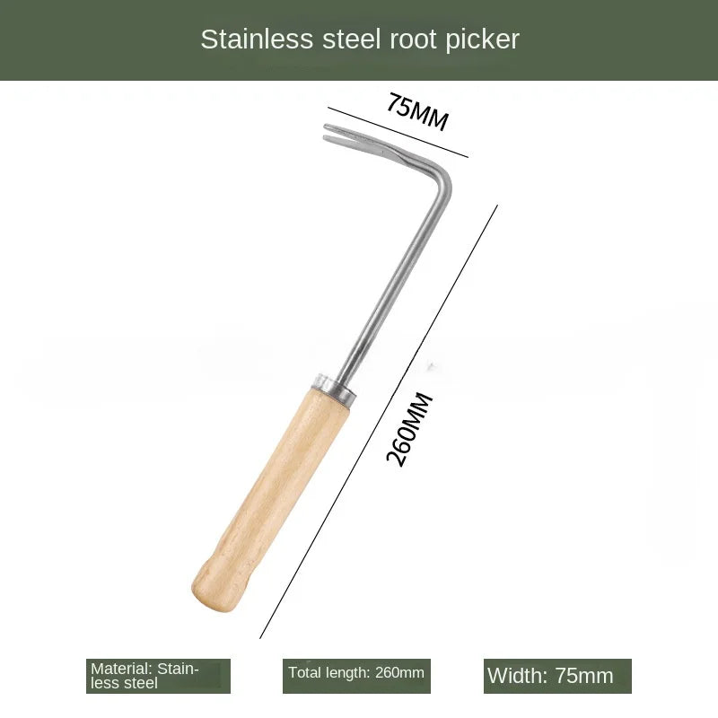 Weeding Hook Weed Puller Weeding Artifact Uprooting for Backyard Farm Weeding and Loosening Soil Puller Lightweight Hand Tool