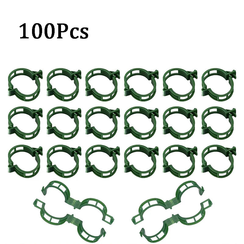 Plastic Plant Support Clips,Plastic Clips for Securing Plants,Tomato Vine Clips,Plant Fixing Clips,Garden Clips for Climbing