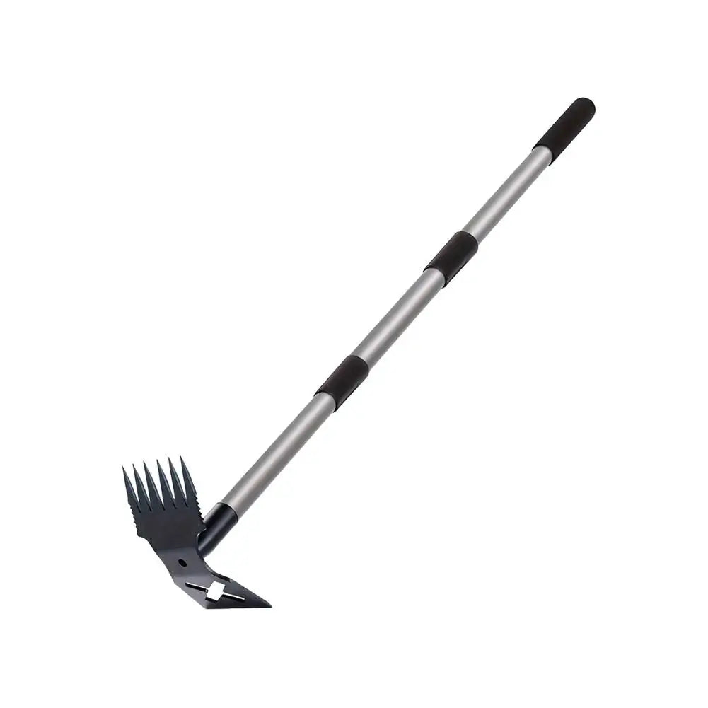 Weed Puller Tool With Long Handle,2-in-1 Hand Weed Rake And Garden Hoe For Gardening, Uprooting Weeding Tools
