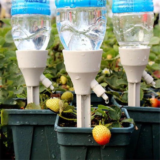 Watering Spikes 3Pcs Adjustable Drip Irrigation System Automatic Self Watering Spikes For Plants Indoor Outdoor Potted Plants
