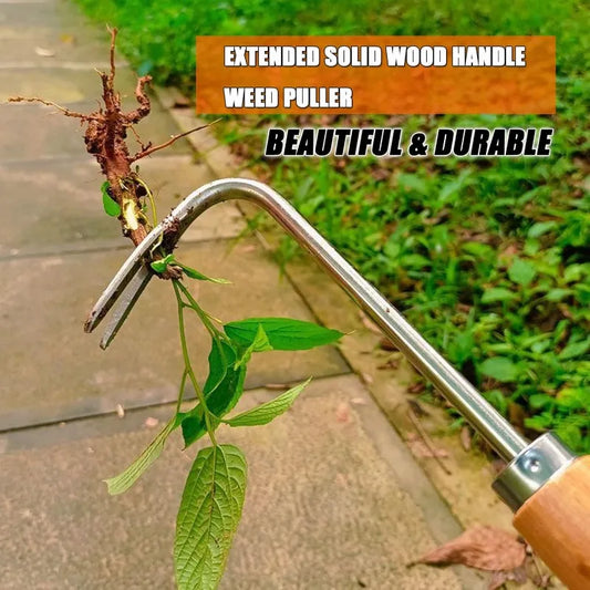 Weeding Hook Weed Puller Weeding Artifact Uprooting for Backyard Farm Weeding and Loosening Soil Puller Lightweight Hand Tool