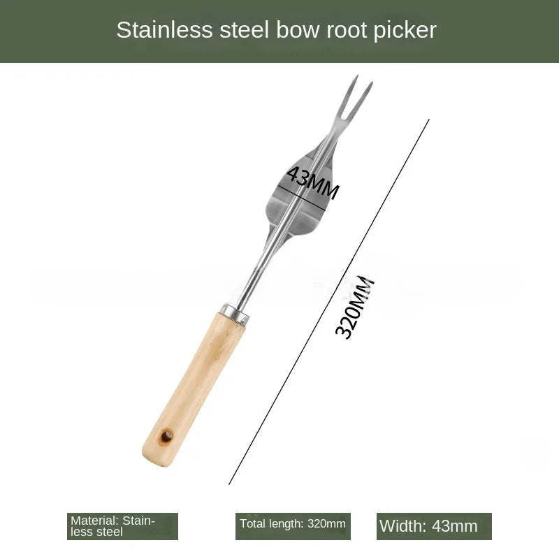 Weeding Hook Weed Puller Weeding Artifact Uprooting for Backyard Farm Weeding and Loosening Soil Puller Lightweight Hand Tool