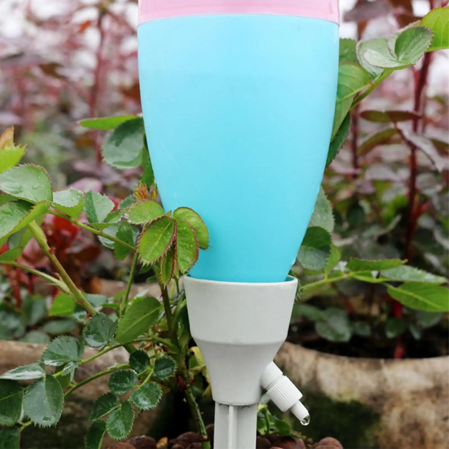 Watering Spikes 3Pcs Adjustable Drip Irrigation System Automatic Self Watering Spikes For Plants Indoor Outdoor Potted Plants